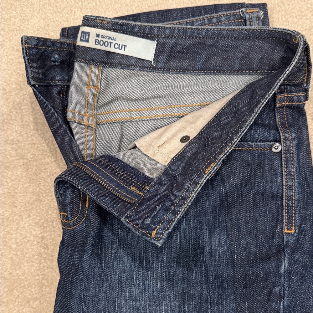 GAP Women's Boot Cut Jeans - Dark Blue